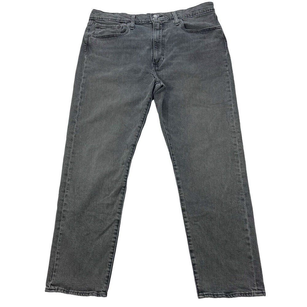 LEVI'S 502  Premium Men’s Denim JEANS BIG E Grey Straight Denim Size W38 L30‎